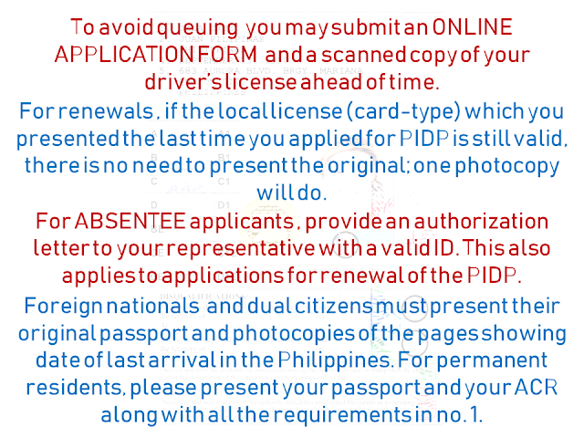 Renew Philippine Driving License While Abroad